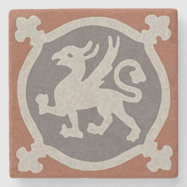 Posavasos De Piedra Griffin Tile Medieval