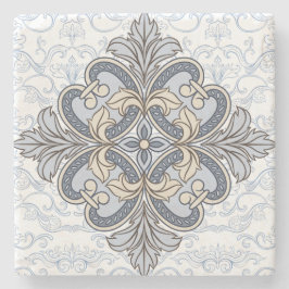 Posavasos De Piedra Gris Italiano Tile Stone Coaster 5