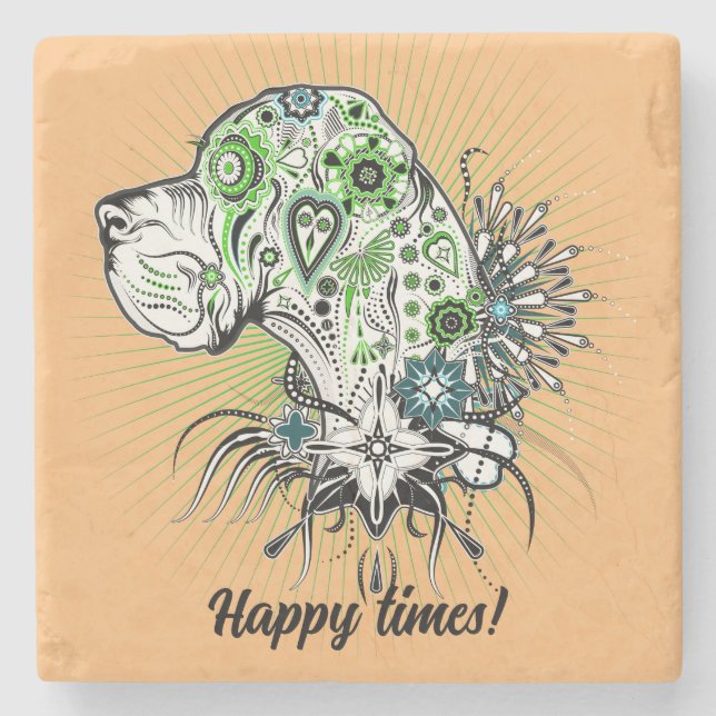 Posavasos De Piedra Groenlandia Gran Pascua de Piedra de Danés (Anverso)