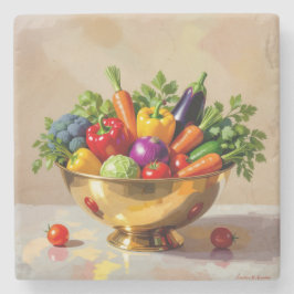 Posavasos De Piedra „Grüne Kraft – Das Leben aus der Erde“