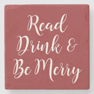 Posavasos De Piedra Grupo de libros de lectura elegante - Leer, beber 