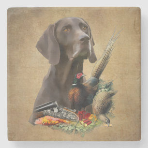 Posavasos De Piedra GSP de punteros de corto alcance alemán