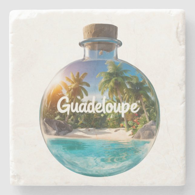 Posavasos De Piedra Guadeloupe (Anverso)
