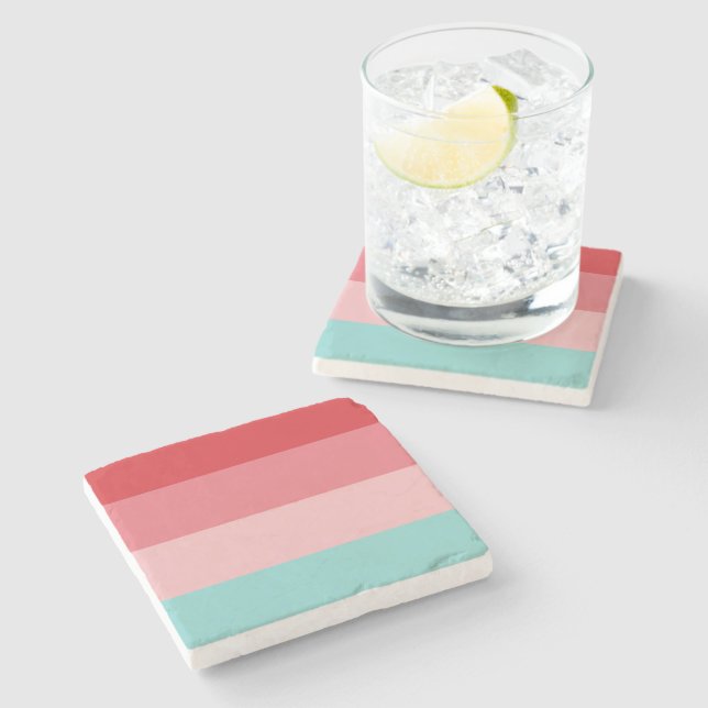 Posavasos De Piedra Guay Horizontal Striped (Lateral)