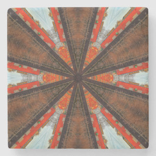 Posavasos De Piedra Guay Kaleidoscope Vista de la industria