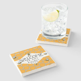 Posavasos De Piedra Guay Y Excelente Bienvenida A Nuestra Cocina Bee H