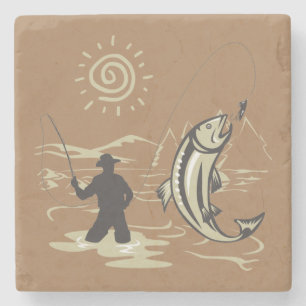 Posavasos De Piedra Guay y la colorida pesca en verano
