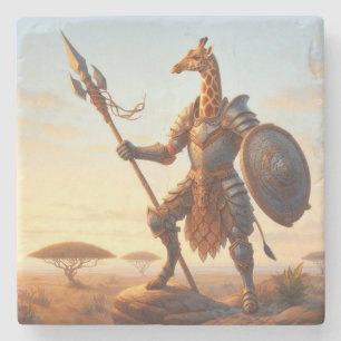 Posavasos De Piedra Guerrero de Giraffe