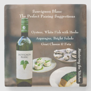 Posavasos De Piedra Guía de Maridaje de Vino Sauvignon Blanc