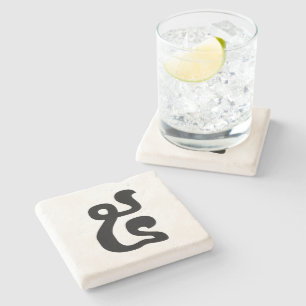 Posavasos De Piedra Guión khmer número 5 / 5 / ៥ (Pram) camboyano