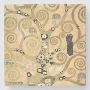 Posavasos De Piedra Gustav Klimt - El Árbol de la Vida, Friso Stoclet