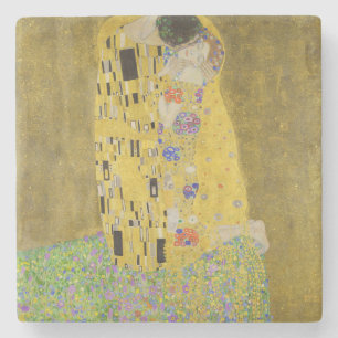 Posavasos De Piedra Gustav Klimt - El beso