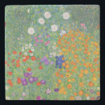 Posavasos De Piedra Gustav Klimt Flower Garden Vintage Art Nouveau<br><div class="desc">Pintura Bella Artes Gustav Klimt Flower Garden Vintage Art Nouveau 1907</div>