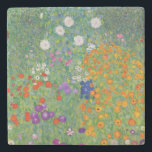 Posavasos De Piedra Gustav Klimt Flower Garden Vintage Art Nouveau<br><div class="desc">Pintura Bella Artes Gustav Klimt Flower Garden Vintage Art Nouveau 1907</div>