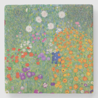 Gustav Klimt Flower Garden Vintage Art Nouveau