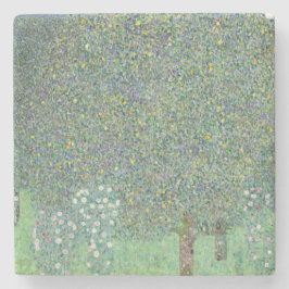 Posavasos De Piedra Gustav Klimt's Rosebushes Under the Trees, 1905