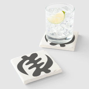 Posavasos De Piedra Gye Nyame Dios es Símbolo Adinkra Supremo