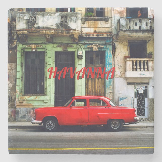 Posavasos De Piedra Habana (Anverso)