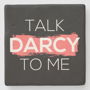 Posavasos De Piedra Hable Darcy Conmigo