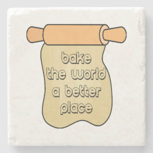 Posavasos De Piedra Hacer del mundo un lugar mejor