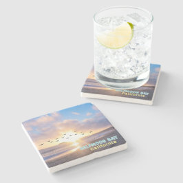 Posavasos De Piedra Halfmoon Bay Stone Coaster
