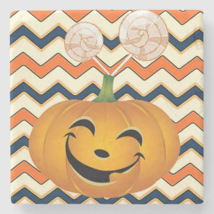 Posavasos De Piedra Halloween Marble Stone Coaster