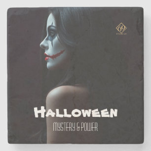 Posavasos De Piedra Halloween Mystery y Power Stone Coaster