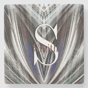 Posavasos De Piedra HAMbyWG Diseño de pulverización de carbón vegetal