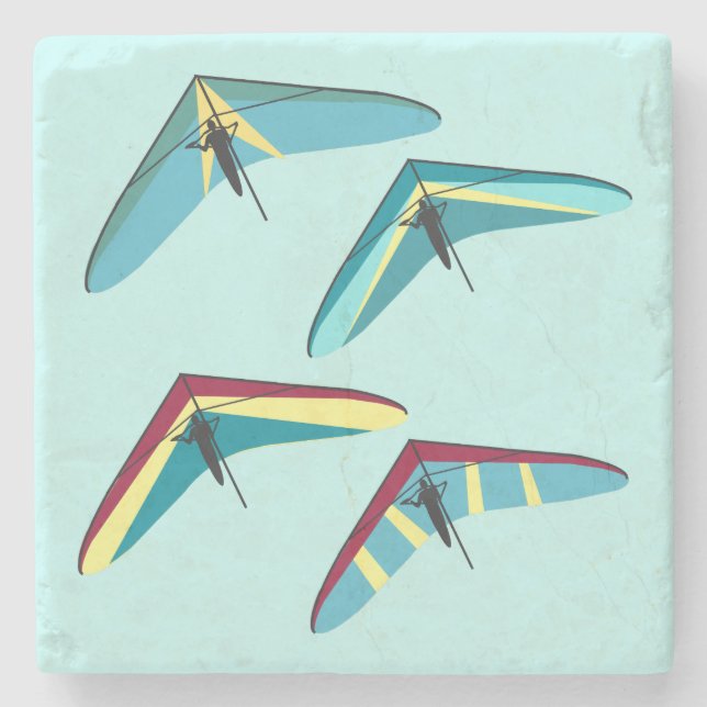 Posavasos De Piedra Hang Gliding (Anverso)