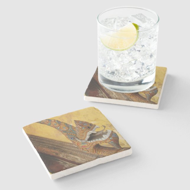 Posavasos De Piedra Hang Hod... Naga en Vientiane, Laos (Lateral)