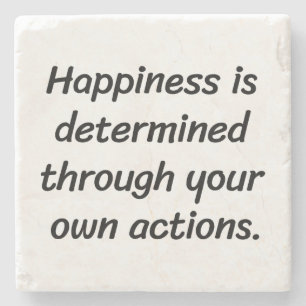 Posavasos De Piedra Happiness Marble Stone Coaster