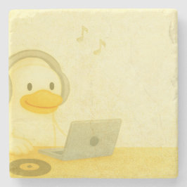 Posavasos De Piedra Happy DJ