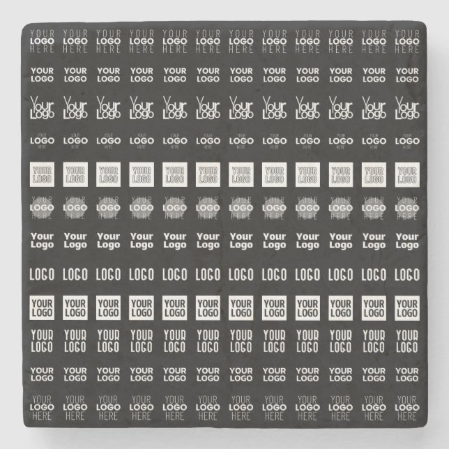 Posavasos De Piedra Hasta 12 logotipos diferentes o imágenes subidas (Anverso)