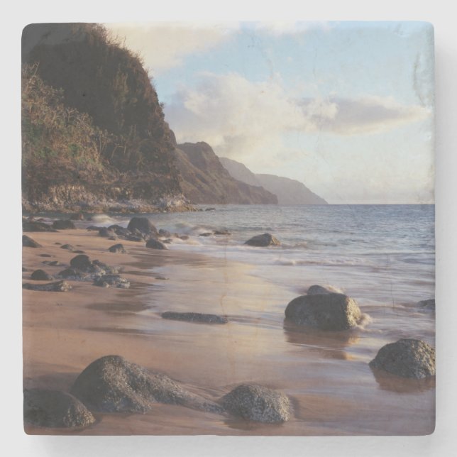 Posavasos De Piedra Hawaii, Kauai, Haena State Park 2 (Anverso)