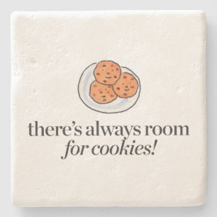 Posavasos De Piedra Hay siempre sitio para las galletas