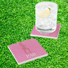 Posavasos De Piedra Haz que tu juego de golf brille