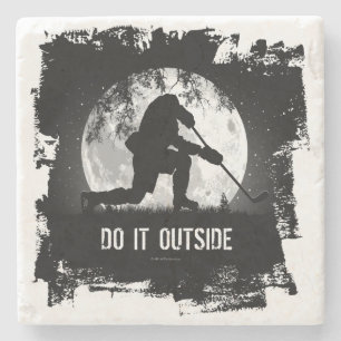 Posavasos De Piedra Hazlo al Aire Libre (Hockey)