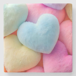 Posavasos De Piedra Hearts Coaster