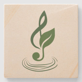 Posavasos De Piedra Heather Niemi Savage Logo Stone Coaster