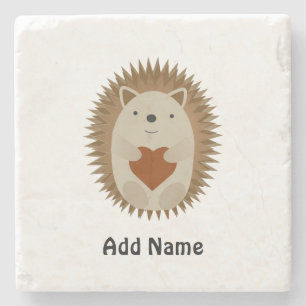 Posavasos De Piedra Hedgehog Heart