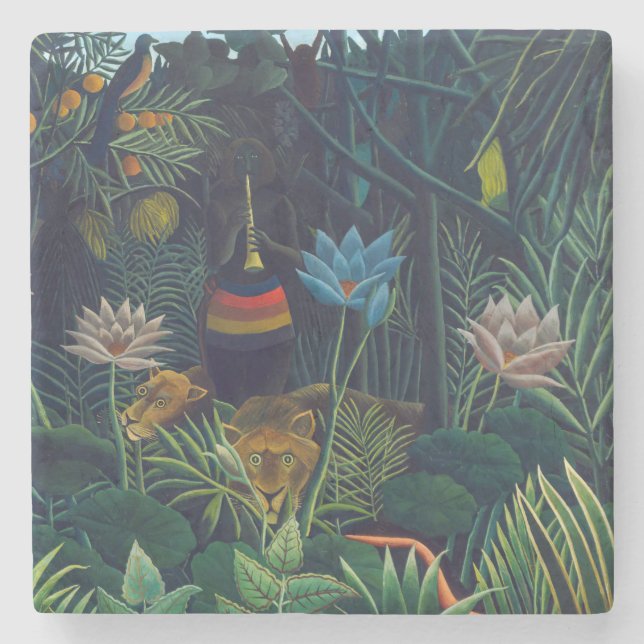 Posavasos De Piedra Henri Rousseau - El sueño / Le Reve (Anverso)
