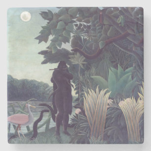 Posavasos De Piedra Henri Rousseau - La encantadora de serpientes