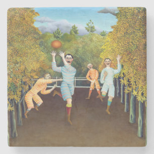 Posavasos De Piedra Henri Rousseau - Los jugadores de fútbol