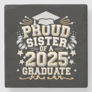 Posavasos De Piedra Hermana Orgullosa De Una Graduación De Graduada 20
