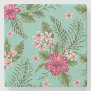 Posavasos De Piedra Hermosa escoba floral