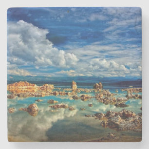 Posavasos De Piedra Hermosa montaña de piedra de paisaje