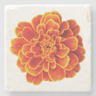 Posavasos De Piedra Hermosa montaña rusa de piedra de Marigold