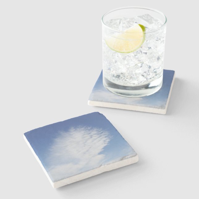 Posavasos De Piedra Hermosa nube (Lateral)