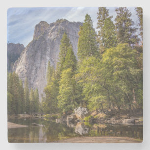 Posavasos De Piedra Hermosas montañas de Yosemite