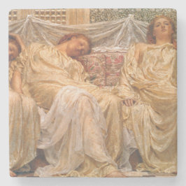 Posavasos De Piedra Hermosas mujeres somnolientas (Dreamers) (Arte Vin